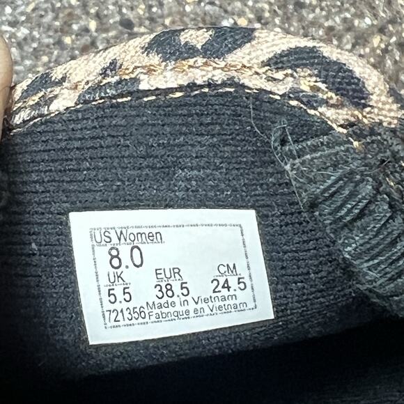 Vans Deluxe Comfort Classic Slip On Skater Shoes Cheetah Print Women's 8 Sneaker - Picture 11 of 11